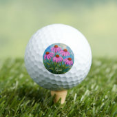 Aangepaste Coneflowers Golfballen (Insitu Shirt)