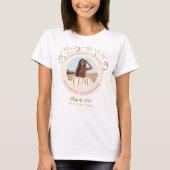 Aangepaste Confetti Foto Trots Ouder Klas van 2026 T-shirt (Voorkant)