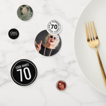 Aangepaste Confetti op jaardag