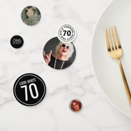 Aangepaste Confetti op jaardag