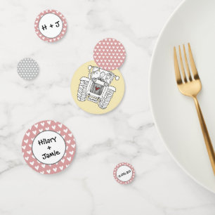 Aangepaste Confetti Twitter-landentafel voor tract
