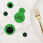 Aangepaste Confetti voor Halloween Black Cat Table (Groep)