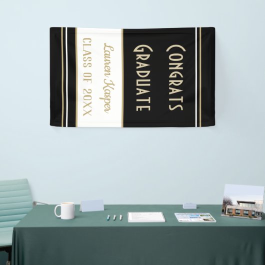 Aangepaste Congrats afstudeerder verticale banner (Beurs)