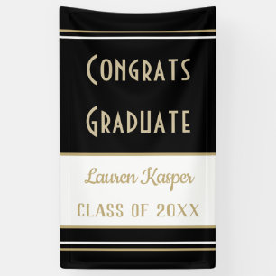 Aangepaste Congrats afstudeerder verticale banner