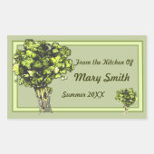 Aangepaste conserven en jarring labels (Voorkant)