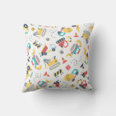 Aangepaste constructie geboortestatistieken kussen (Achterkant)