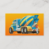 Aangepaste constructie voor concrete en cementmixe visitekaartje (Achterkant)