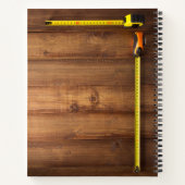 Aangepaste constructielaptop notitieboek (Achterkant)