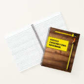 Aangepaste constructielaptop notitieboek (Binnen)