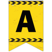 Aangepaste constructietransport Kinder 3e verjaard Vlaggetjes (Tweede vlag)