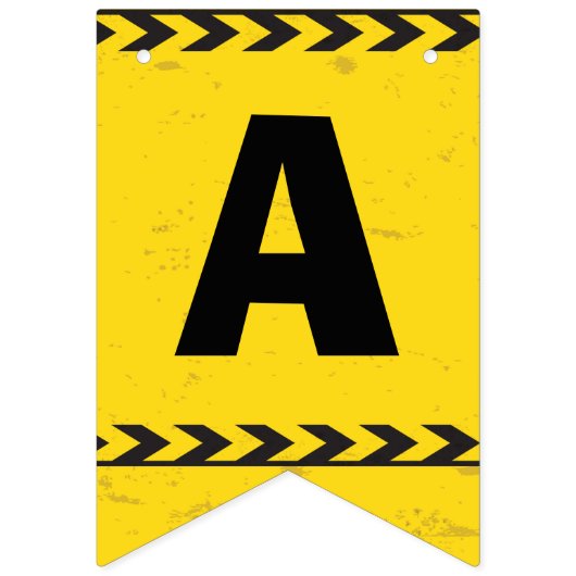 Aangepaste constructietransport Kinder 3e verjaard Vlaggetjes (Tweede vlag)