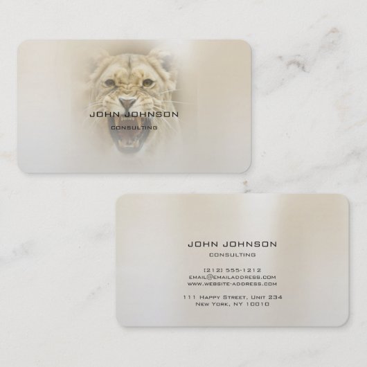 Aangepaste consultatieve online winkelwagentje visitekaartje (Voorkant / Achterkant)