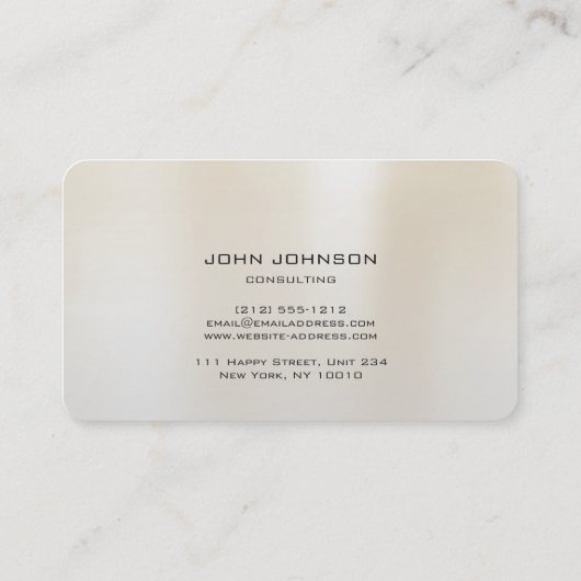 Aangepaste consultatieve online winkelwagentje visitekaartje (Achterkant)