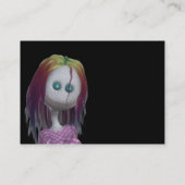 Aangepaste contactkaarten Rainbow Hair 3D Bonga Do Contactkaartje (Achterkant)