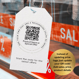 Aangepaste container voor schelpdierproducten - QR Cadeaulabel