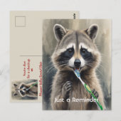 Aangepaste controle herinnering Tandarts Leuk Wasb Briefkaart (Voorkant / Achterkant)