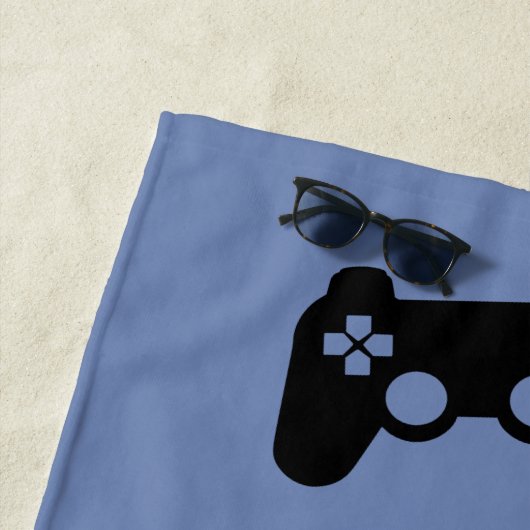 Aangepaste controller voor videospellen strandlaken (In situ)