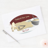 Aangepaste cookie bakken Stickers (Envelop)
