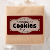 Aangepaste  cookie-cadeaus etiket (Insitu)