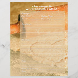 Aangepaste cookie deough Hearts Family Recippage