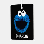 Aangepaste Cookie Monster | Ontwikkeling Waterverf Metalen Ornament (Voorkant links)