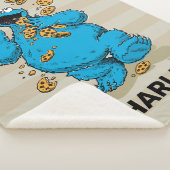 Aangepaste Cookie Monster | Ontwikkeling Waterverf Sherpa Deken (3/4)