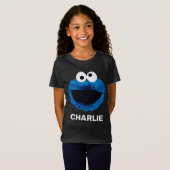 Aangepaste Cookie Monster | Ontwikkeling Waterverf T-shirt (Voorkant volledig)