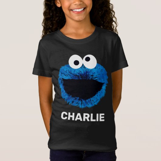Aangepaste Cookie Monster | Ontwikkeling Waterverf T-shirt (Voorkant)