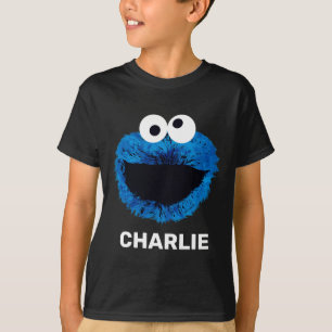 Aangepaste Cookie Monster Ontwikkeling Waterverf T-shirt