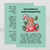 Aangepaste Cookie-uitwisseling Vakantiefeest Bewer Kaart (Voorkant / Achterkant)