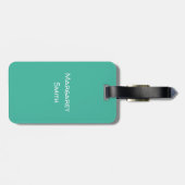 Aangepaste Cool Chocolate Labrador zonnebrillen Bagagelabel (Achterkant horizontaal)