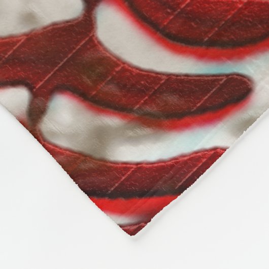 Aangepaste Cool Dirty Baseball Fleece Blanket (Hoek)