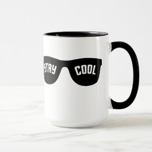 Aangepaste COOL-mok BLIJVEN - Stijl en kleur kieze Mok