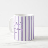 Aangepaste Coquette Streep Gepersonaliseerde Oma Koffiemok (Voorkant links)