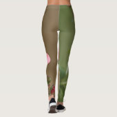 Aangepaste Coral Flower Leggings (Achterkant)