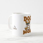 Aangepaste Corgi Dog mam-tekst Koffiemok (Voorkant links)