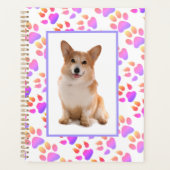 Aangepaste Corgi Hond Foto Planner (Voorkant)