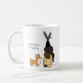 Aangepaste Corgi Mama Coffee-Mok Koffiemok (Links)
