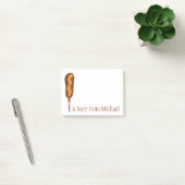 Aangepaste Corn Dog Corndog met Mustard Post Post-it® Notes (Kantoor)