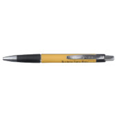 Aangepaste Corporate Logo Geel Sinaasappel Promoti Pen (Achterkant)