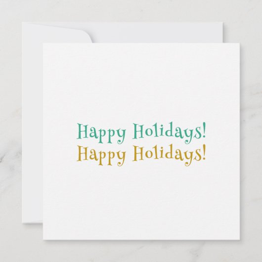 Aangepaste Corporate Logo Poinsettia Vakantie Kaart (Achterkant)