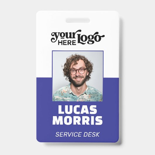 Aangepaste CorporateBadge Medewerker/Event ID met Badge (Voorzijde)