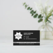 Aangepaste Correcties Officer Logo Badge Visitekaartje (Staand voorkant)