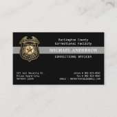 Aangepaste Correcties Officer Wetshandhaving QR-co Visitekaartje (Voorkant)