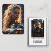 Aangepaste Coscards | Minimalistische Cosplay Trad Visitekaartje (Voorkant / Achterkant)