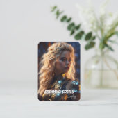 Aangepaste Coscards | Minimalistische Cosplay Trad Visitekaartje (Staand voorkant)