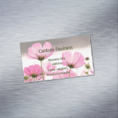 Aangepaste Cosmos Tuin Bloemen Bloemen Bloemen Magnetisch Visitekaartje (Voorbeeld)
