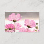 Aangepaste Cosmos Tuin Bloemen Bloemen Bloemen Visitekaartje (Achterkant)