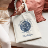 Aangepaste Costal Beach Bachelorette Favor Tote Bag