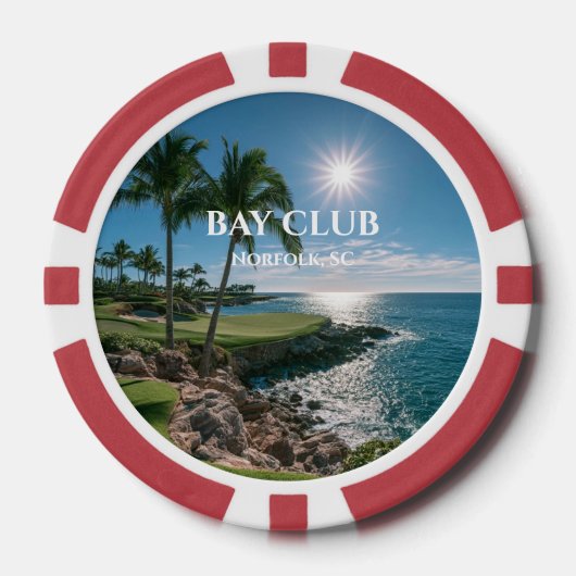 Aangepaste Country Club Poker Chips (Voorkant)